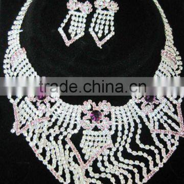 big stone silver bridal jewelry