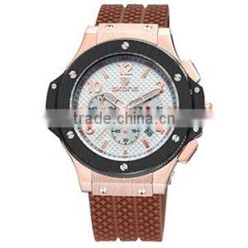 SKONE 5144 Silicone Chronograph Sport Watches Promotional Watches for Men