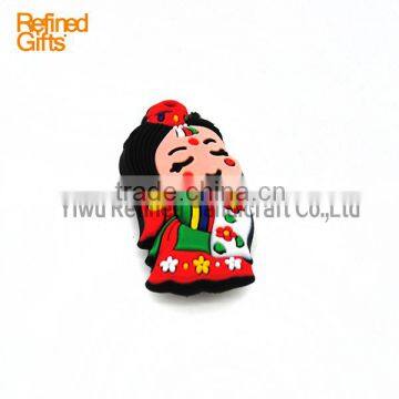 Cute Kids PVC Rubber Soft PVC Fridge Magnets Accept Bespoke Korea Style