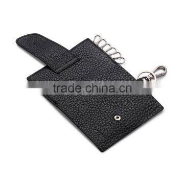 MOQ 1 PCS Genuine Leather Key Wallet photo-4