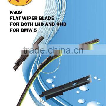 K-909 Flat Wiper Blade for BMW 5, Flex wiper blades, auto windshield wiper blade