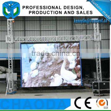 6*4m aluminum LED screen gantry truss system