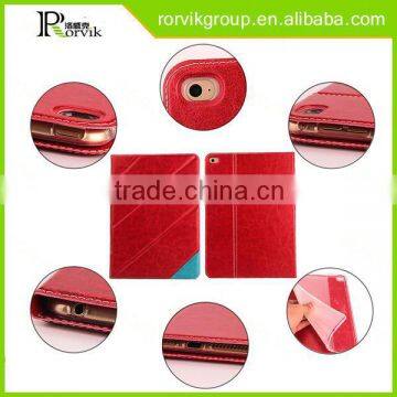 2015 Hot Sale Top Grade Crazy Horse Leather Case Cover for Ipad 6 photo-2