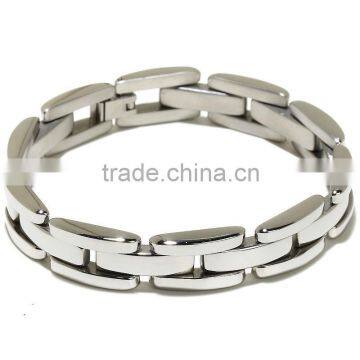 men's modern stainless steel panther link bracelet jewelry Supplier