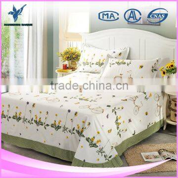 Fancy Simple Fadeless Cotton Hotel Bed Sheets