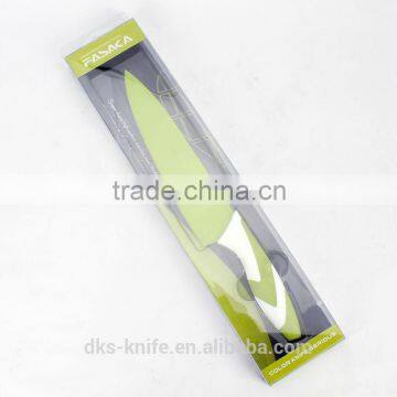 KP1302CPB New Designed Color Non-stick Coating 8 inch Chef Colored Kitchen Knife