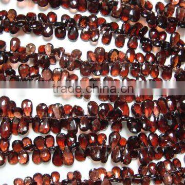 Garnet Faceted Briolettes