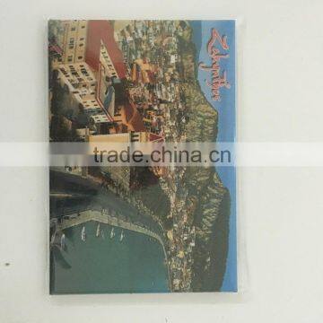 scenic spot tinplate metal fridge magnet