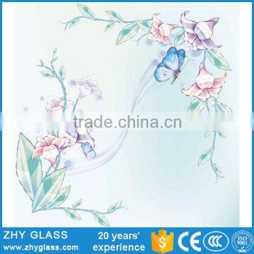 Wholesale Decorative Wall Hanging Printing 10mm Glass Sheet