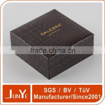 glossy custom fadhion watch gift box velvet inserts