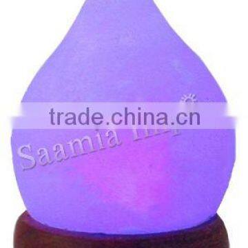 White USB Salt Lamp Tear Drop