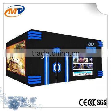 Woo!! Popular 5D Cinema With 3d Glasses Including the Outside Cabin/box/amazing High Technology Blue 5d Cinema