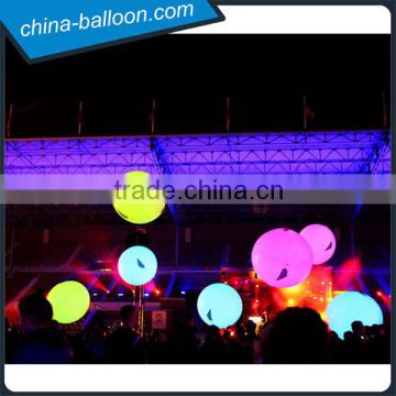 Led party throw ball,color changing giant led light balloon for Party/event.stage decorations