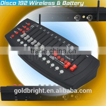 DMX CONSOLE 192 CHANNELS BATTERY WIRELESS DMX CONTROLLER