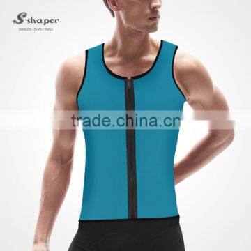 S-SHAPER Factory Price Ultra Sweat Zipper Sport Corset For Men photo-6