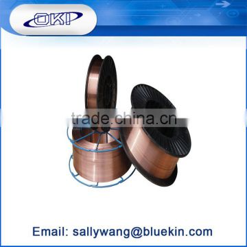 Copper coated wire welding