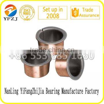 Hot Sale Oilless Bearing Series DU Bush Black PTFE Coated ,SF-1F0808,Flanged Plain Bush photo-2