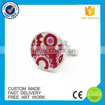 Hard Enamel Chinese Element Clouds Custom Mens Cufflinks photo-3