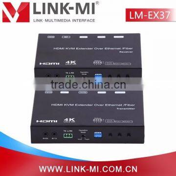 LINK-MI LM-EX37 120M 4K HDMI+USB KVM Extender Over IP/Fiber 60KM(Single Model) photo-3