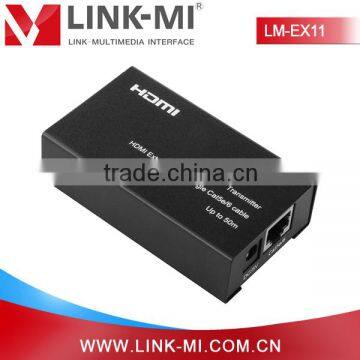 LM-EX11 50m HDMI Extender over Cat5e x1 with EDID Copy Function