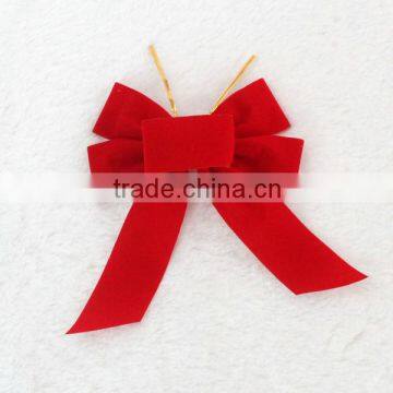 Printed Custom Elastic Loop Gift Ribbon Bow for Box photo-3