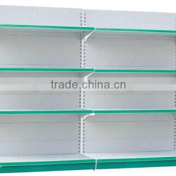 RH-HSP01 90*45*180cm single CVS 5 layers plate back shelf Plain Metal Gondola Supermarket Shelf store display rack