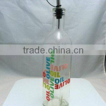 520ml glass oil vinegar bottle,oil dispenser