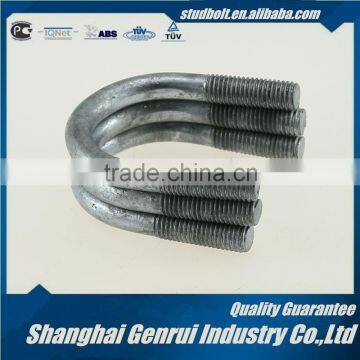 Big size carbon steel Galvanized U bolt u shape fastener