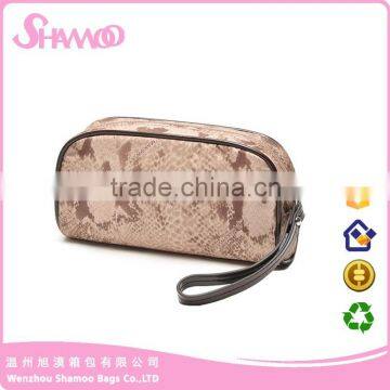 China supplier waterproof pu makeup beauty cosmetic bag toiletry bag pouch