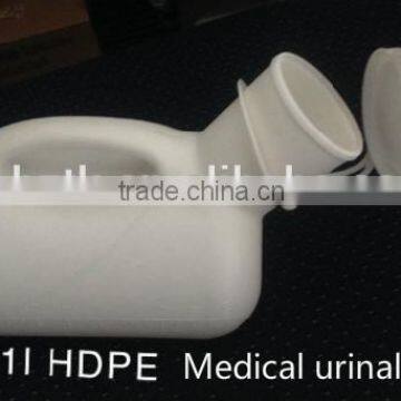 1 L Medical urinal bottle. PVC /DHPE/ HDPE urinal bottle.