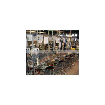 Car door lock assembly line