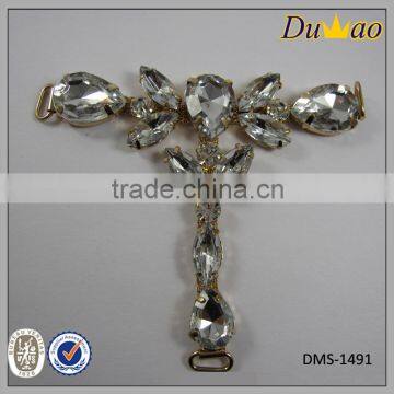 Rhinestone Lady High Heel Sandal Chain Shoe Ornaments photo-2