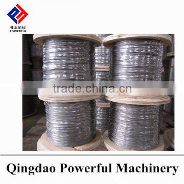 6X37 GALVANIZED AND UNGALVANIZED STEEL ROPE