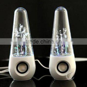 cheapest spray water led dance speaker with bluetooth sport TF card