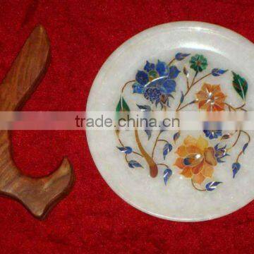 Marble Stone Handmade Inlay Plate