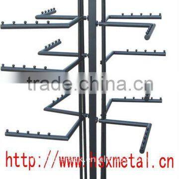 2013 hot sale 4 face clothes shop decoration rack HSX-619