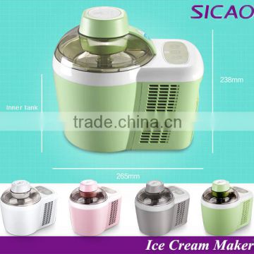 Home appliance hard ice cream makers with cooling system