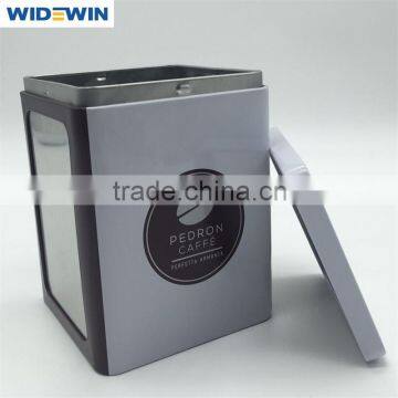 Hot sale new design customer logo CMYK tin plate metal tin boxes