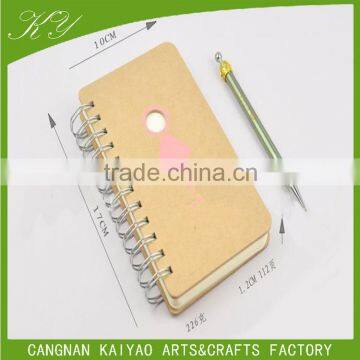 factory China wholesale cheap bulk eco friendly spiral notebook