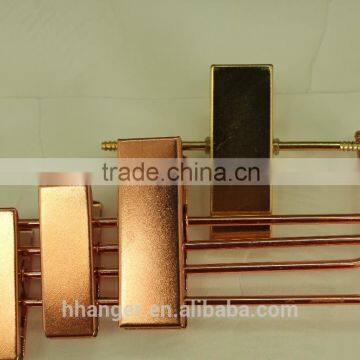 Rose Golden Copper Like Metal Clips Fitting for Wooden / Plastic Hangers photo-2