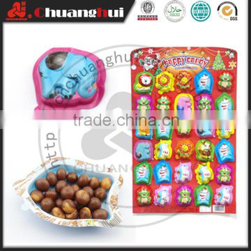 Cartoon Animals Cup Candy Packing With Chocolate Biscuits Ball