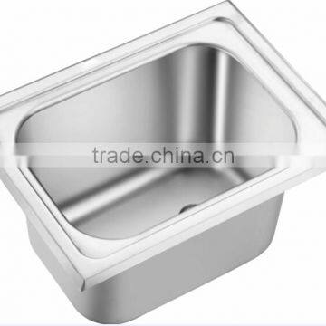Yacht,Boat,Train and Public Mobile Toilet Used Stainless Steel Rectangular Hand Wash Basin Kitchen Sink GR-Y573
