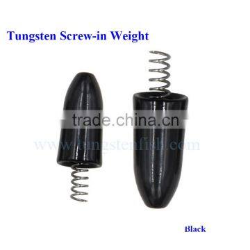 Special design Tungsten Fishing Sinkers Tungsten Screw-In Weights