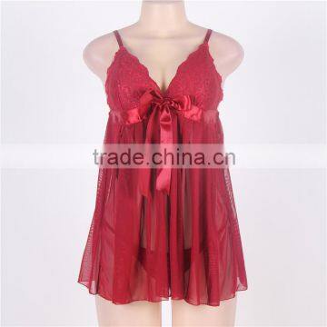 Top Sell Wholesale Fashion Girls Mini Babydoll Nightwear Lingerie Sexy Babydoll photo-3