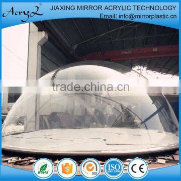 Large clear acrylic dome