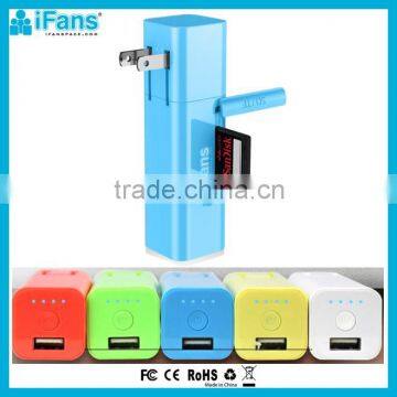 Mobile Power Bank for Cell Phone with AC Adapter