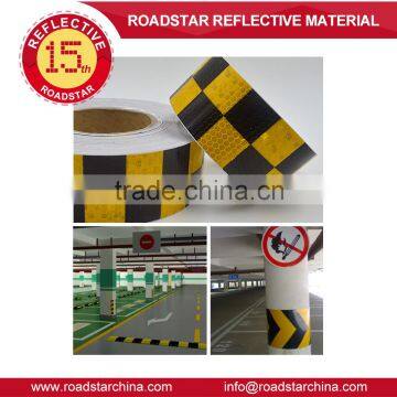 Traffic Road Signs Checkered Reflective Tape For Vehicles