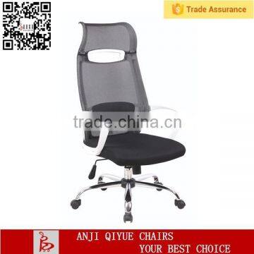 Zhejiang Anji QIYUE hottest Hige back mesh chair with black colour QY-8093