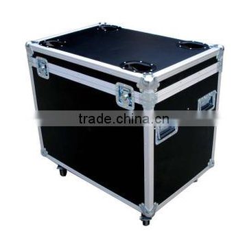 Black aluminium hard tool case transporant case