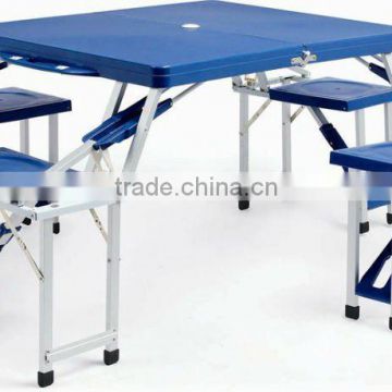 Plastic picnic folding camping table